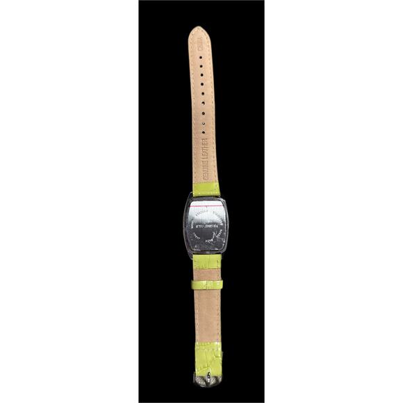 Avocado Green Mother of Pearl Watch Rhinestone Case NWT Chic main image 14